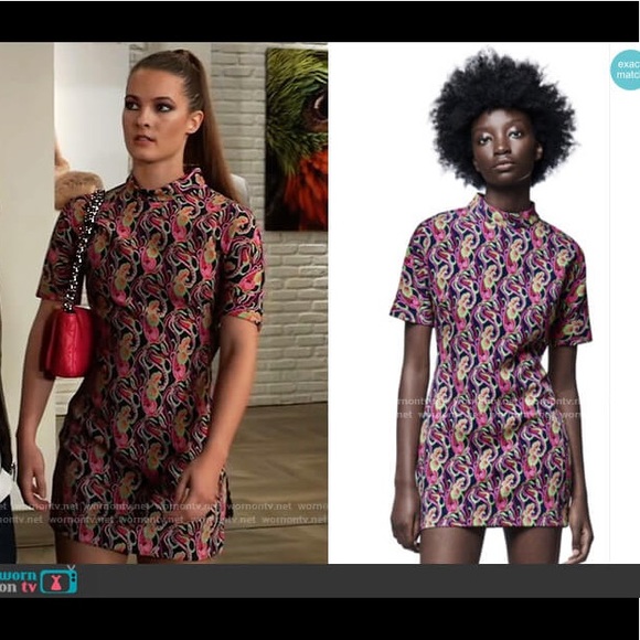 Zara Dresses & Skirts - ZARA Retro Print 8944/655 Mini Dress